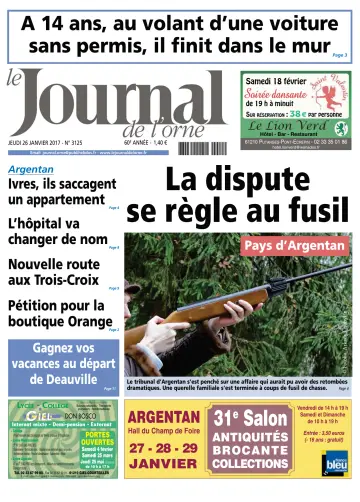 Le Journal de l'Orne - 26 Jan 2017