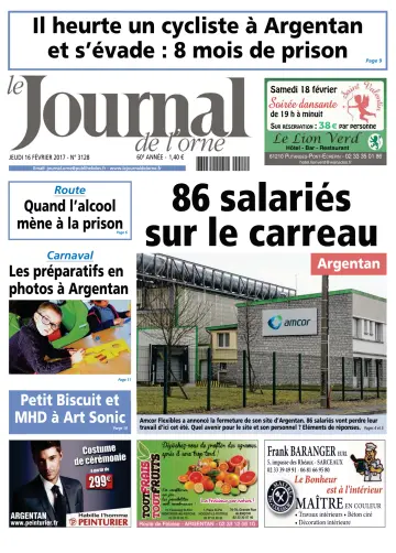 Le Journal de l'Orne - 16 Feb 2017