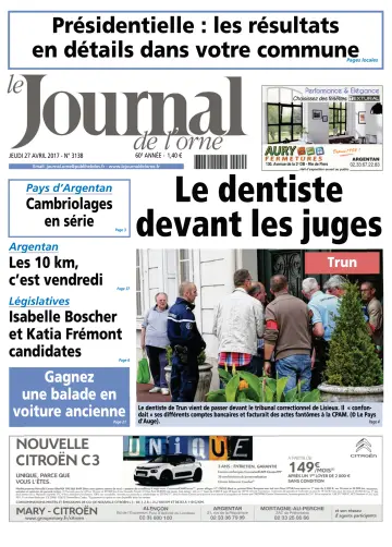 Le Journal de l'Orne - 27 Apr 2017