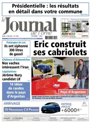 Le Journal de l'Orne - 11 May 2017