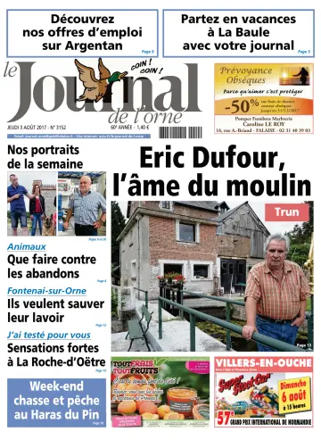 Le Journal de l'Orne - 3 Aug 2017