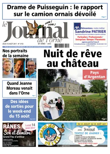 Le Journal de l'Orne - 10 Aug 2017