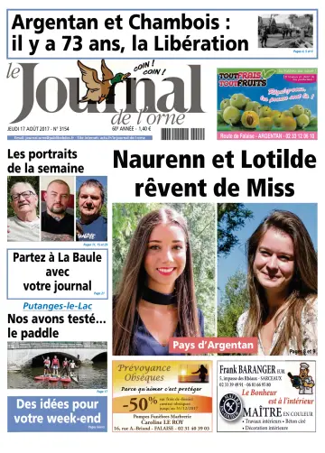 Le Journal de l'Orne - 17 Aug 2017