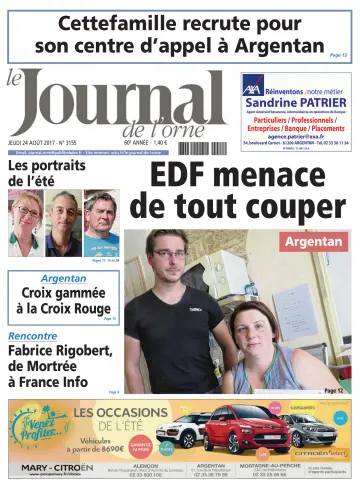 Le Journal de l'Orne - 24 Aug 2017