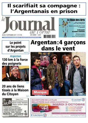 Le Journal de l'Orne - 21 Sep 2017