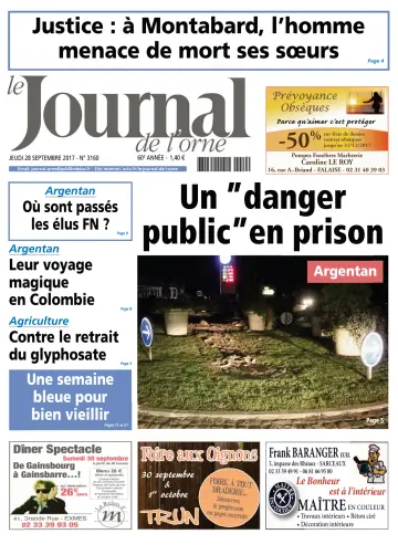 Le Journal de l'Orne - 28 Sep 2017