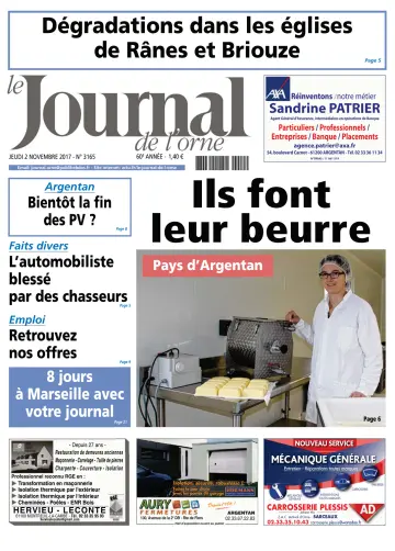 Le Journal de l'Orne - 2 Nov 2017