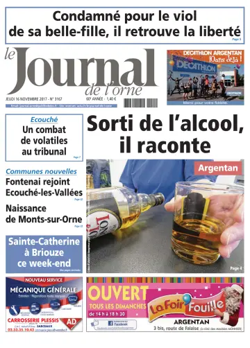 Le Journal de l'Orne - 16 Nov 2017