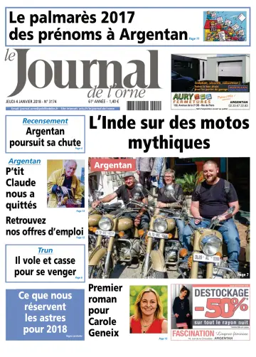 Le Journal de l'Orne - 4 Jan 2018
