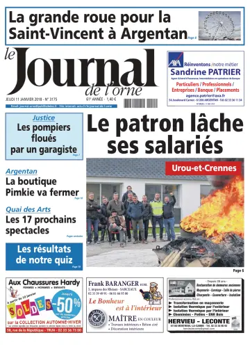 Le Journal de l'Orne - 11 Jan 2018