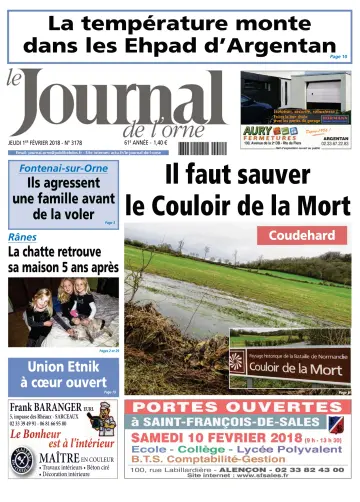 Le Journal de l'Orne - 01 fev. 2018