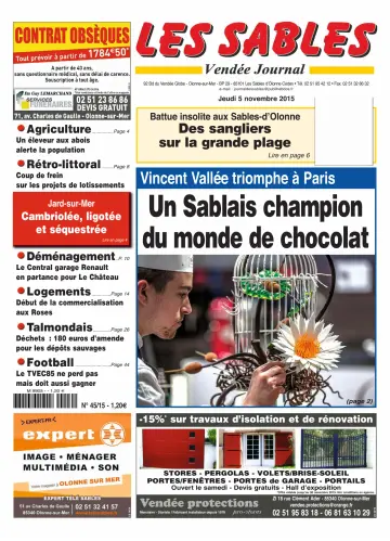 Les Sables Vendée Journal - 5 Nov 2015