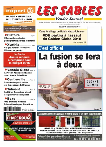 Les Sables Vendée Journal - 10 Dec 2015