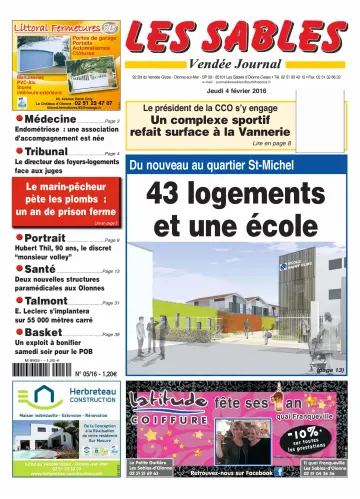 Les Sables Vendée Journal - 4 Feb 2016