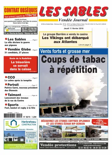 Les Sables Vendée Journal - 11 Feb 2016