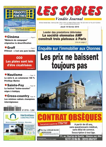 Les Sables Vendée Journal - 18 Feb 2016
