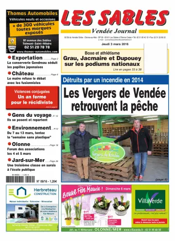 Les Sables Vendée Journal - 3 Mar 2016