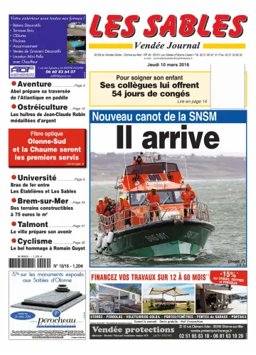 Les Sables Vendée Journal - 10 Mar 2016