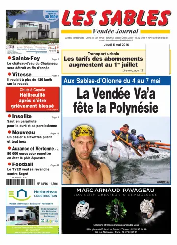 Les Sables Vendée Journal - 5 May 2016