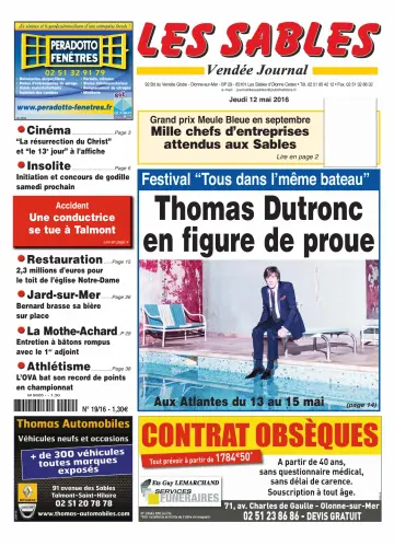 Les Sables Vendée Journal - 12 May 2016