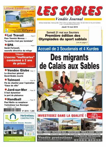 Les Sables Vendée Journal - 19 May 2016