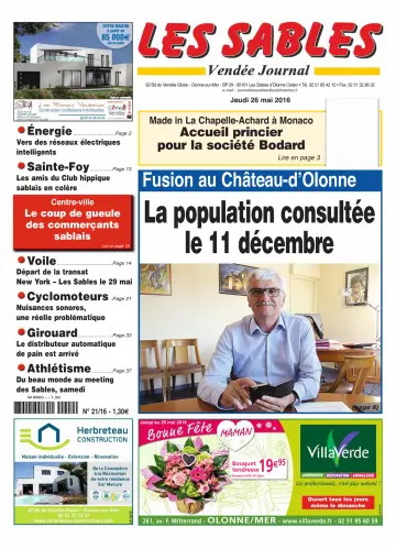 Les Sables Vendée Journal - 26 May 2016