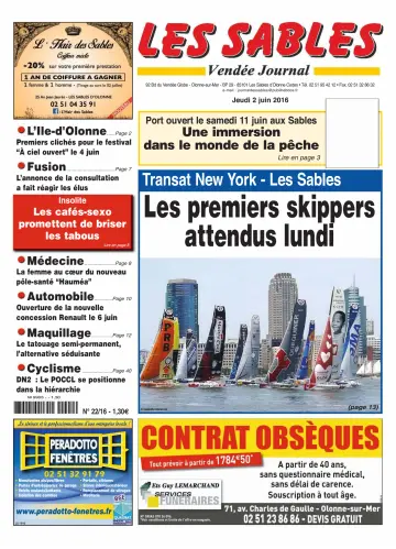 Les Sables Vendée Journal - 2 Jun 2016