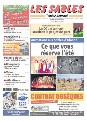 Les Sables Vendée Journal - 30 Jun 2016