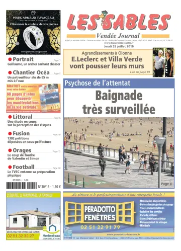 Les Sables Vendée Journal - 28 Jul 2016