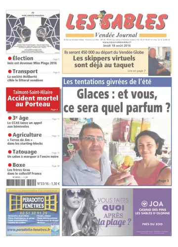 Les Sables Vendée Journal - 18 Aug 2016
