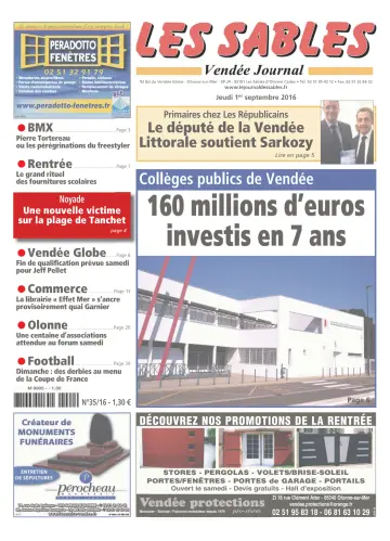Les Sables Vendée Journal - 1 Sep 2016