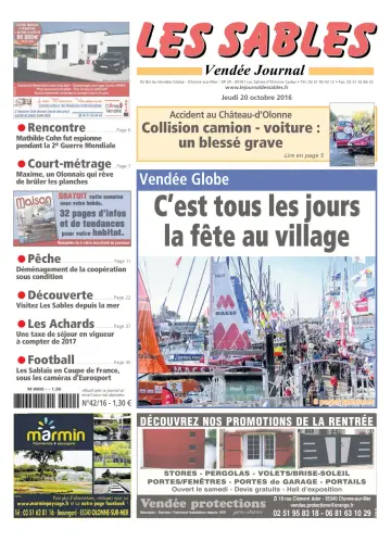 Les Sables Vendée Journal - 20 Oct 2016