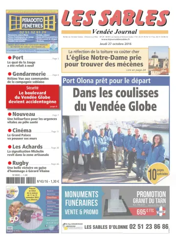 Les Sables Vendée Journal - 27 Oct 2016