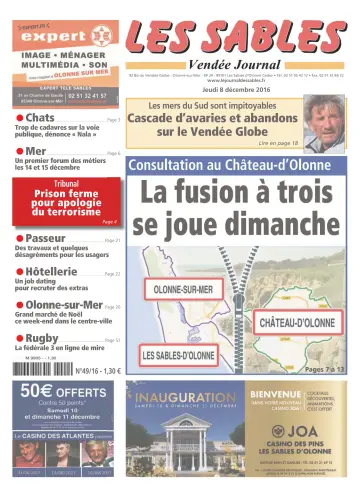 Les Sables Vendée Journal - 8 Dec 2016