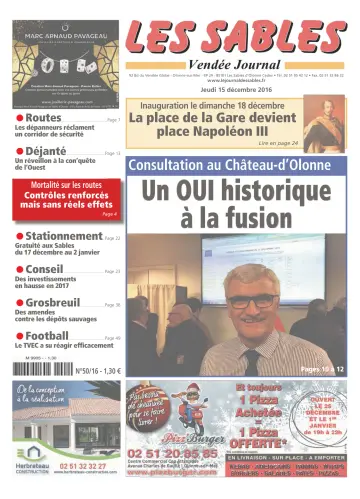 Les Sables Vendée Journal - 15 Dec 2016