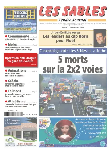 Les Sables Vendée Journal - 22 Dec 2016