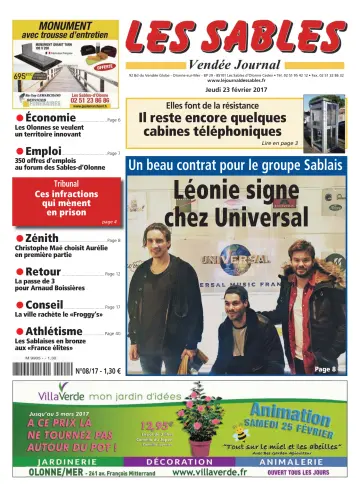 Les Sables Vendée Journal - 23 Feb 2017
