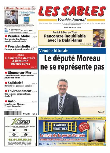 Les Sables Vendée Journal - 23 Mar 2017
