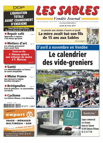 Les Sables Vendée Journal - 30 Mar 2017