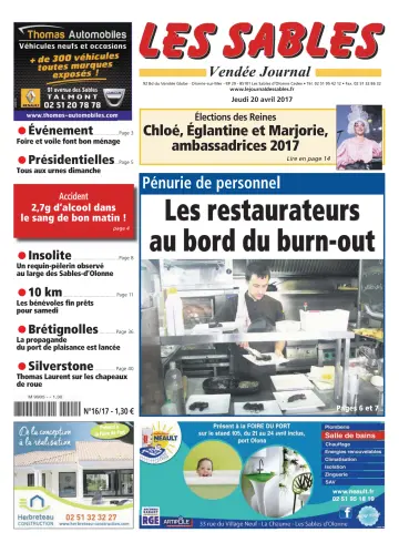 Les Sables Vendée Journal - 20 Apr 2017