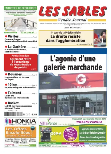 Les Sables Vendée Journal - 27 Apr 2017