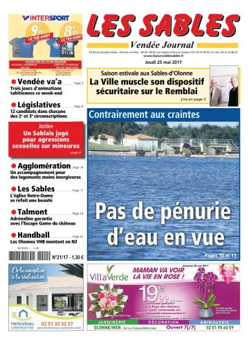 Les Sables Vendée Journal - 25 May 2017