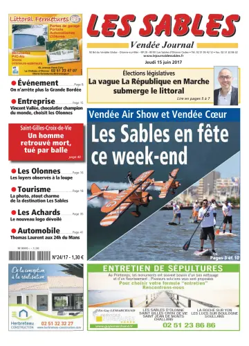 Les Sables Vendée Journal - 15 Jun 2017