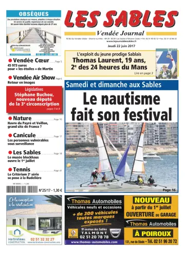 Les Sables Vendée Journal - 22 Jun 2017