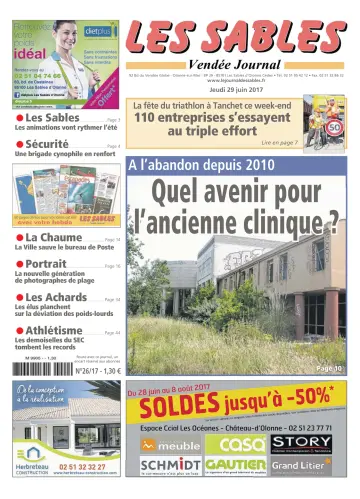 Les Sables Vendée Journal - 29 Jun 2017