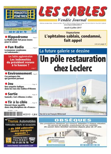 Les Sables Vendée Journal - 6 Jul 2017