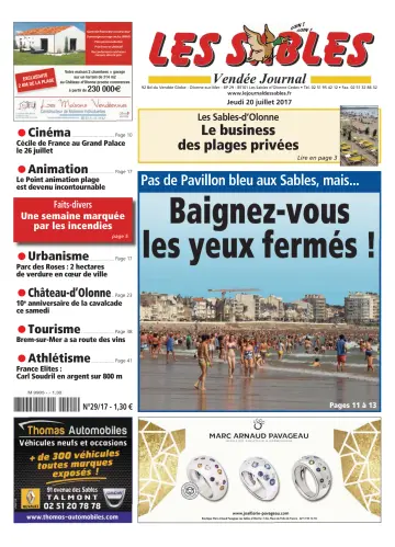 Les Sables Vendée Journal - 20 Jul 2017