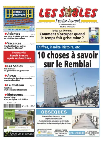Les Sables Vendée Journal - 3 Aug 2017