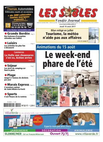 Les Sables Vendée Journal - 10 Aug 2017