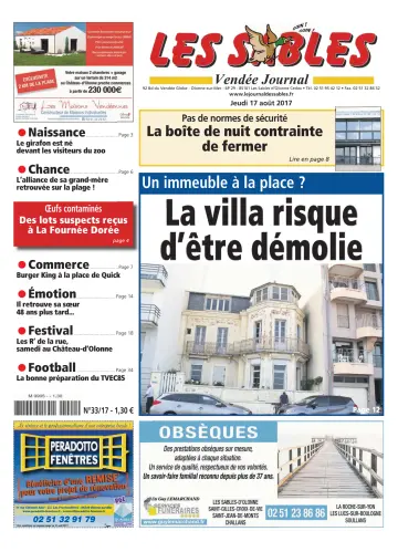 Les Sables Vendée Journal - 17 Aug 2017